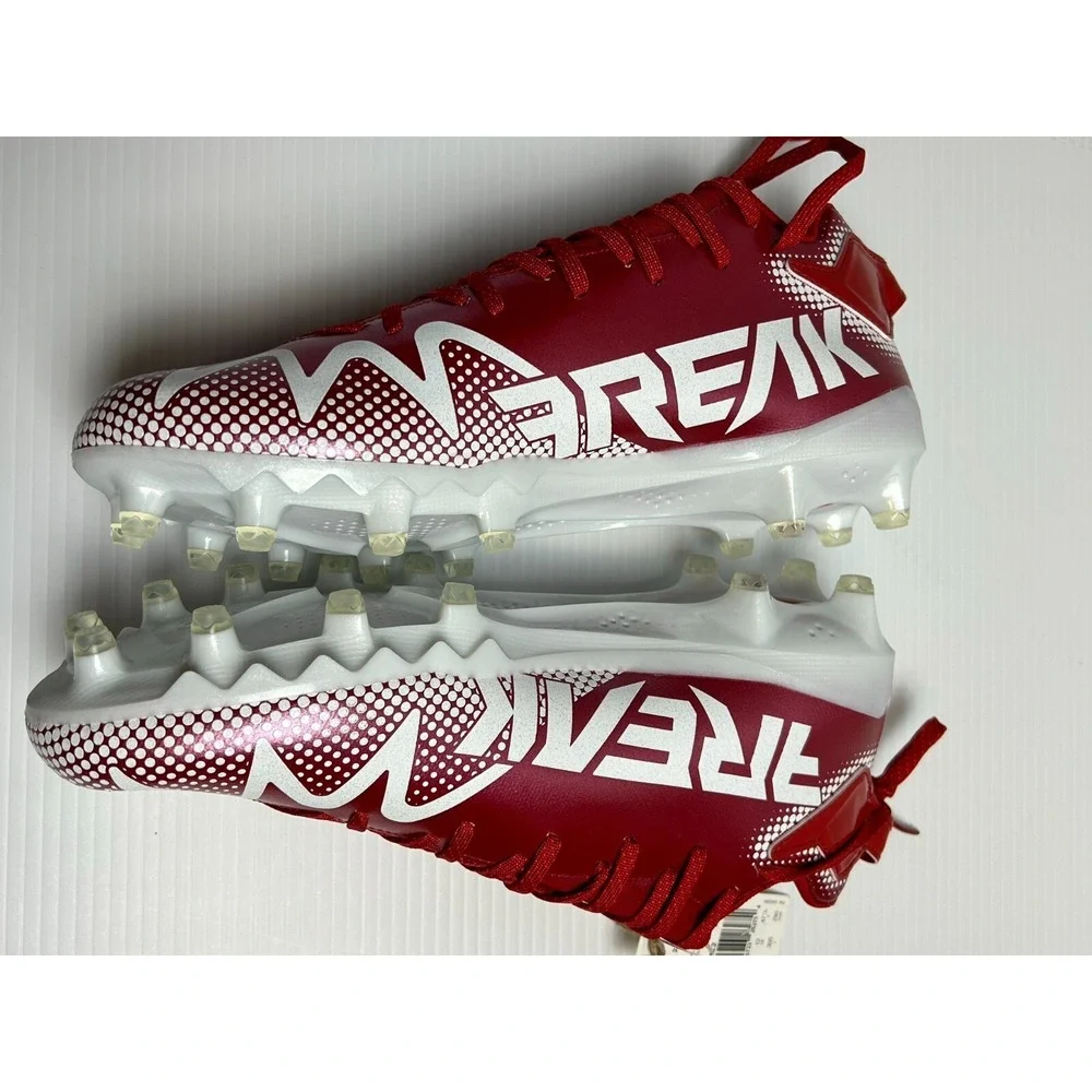 New Adidas Freak 22 Team Football Cleats Size 12.5 Red White GW3422